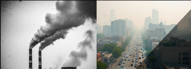 대기오염 원인 탄소발생 산업