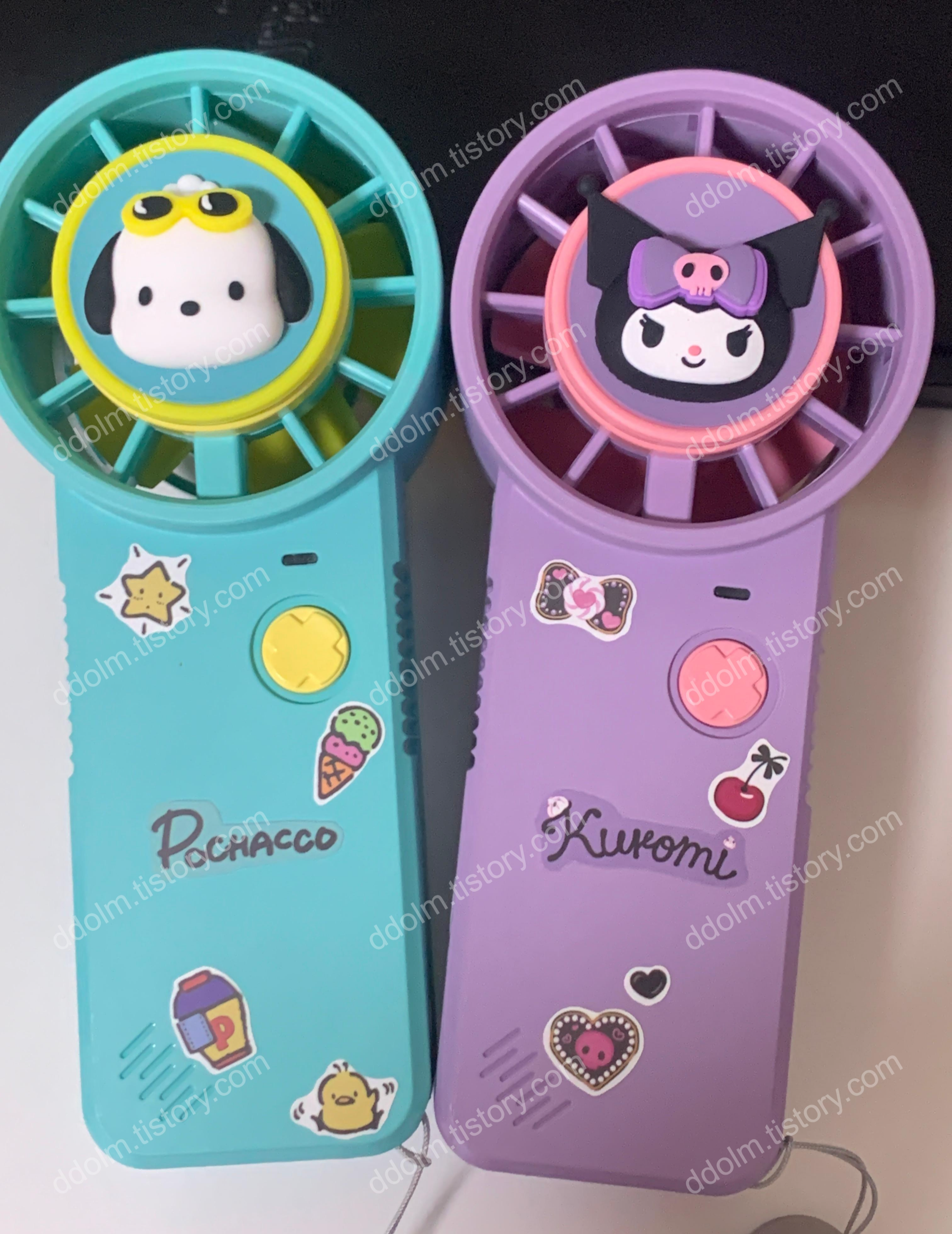 산리오 무선 핸디 선풍기