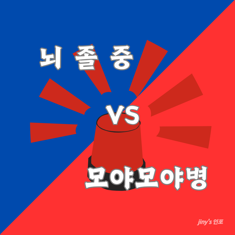 뇌졸중과 모야모야병의 차이점