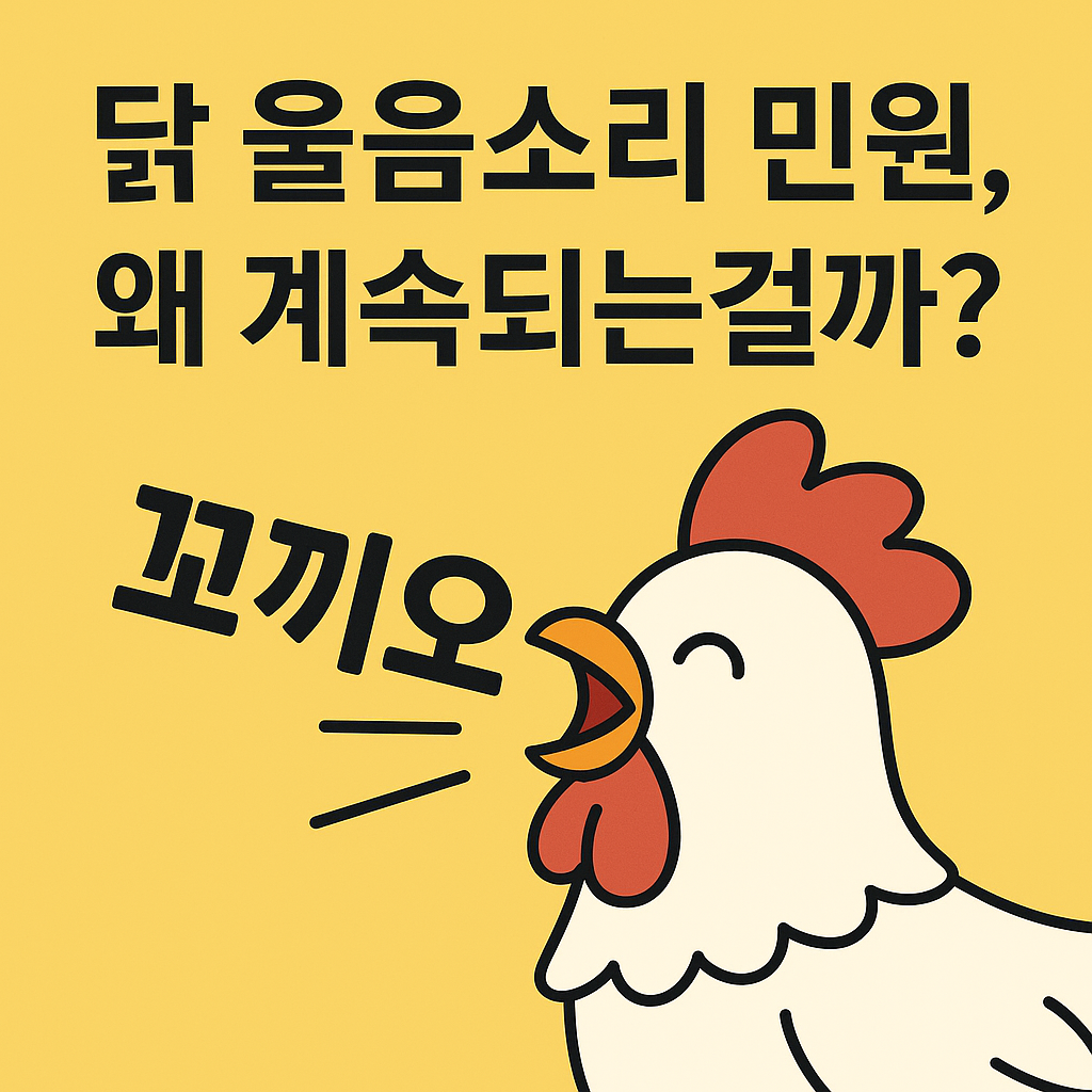 닭 울음소리 민원