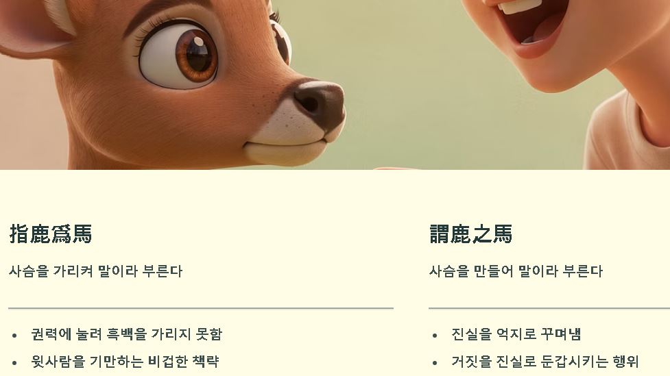 지록위마 뜻
