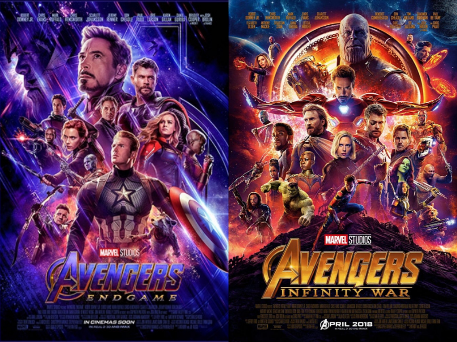 어벤져스 엔드게임, 인피니티워 관련 이미지