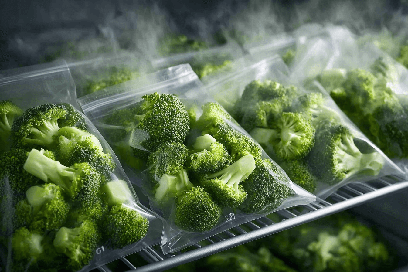 지퍼백에-담겨-냉동실에-있는-브로콜리-이미지