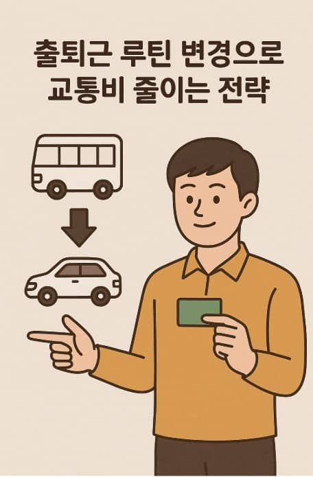 출퇴근 루틴 변경으로 교통비 줄이는 전략