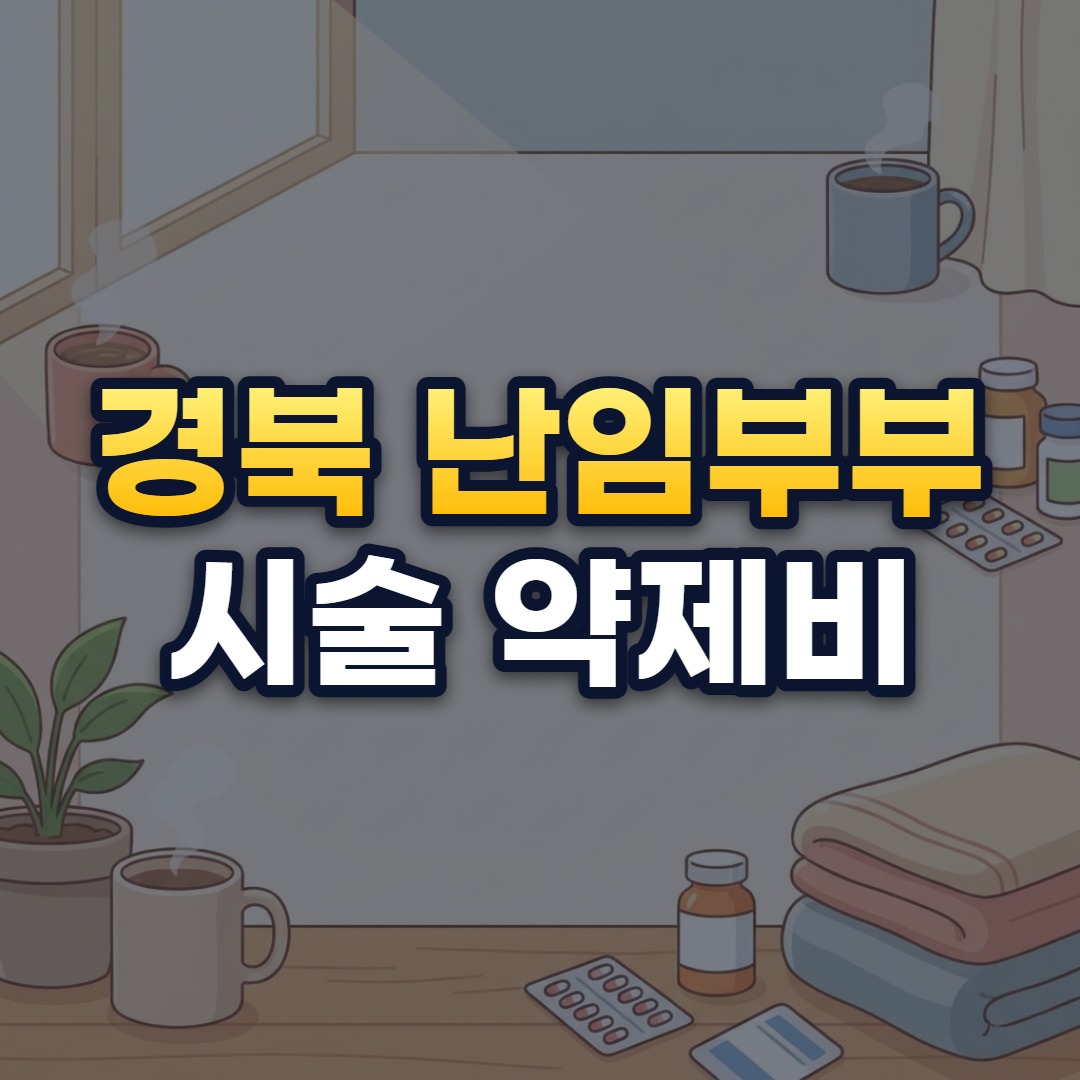 경북 난임부부 시술 약제비