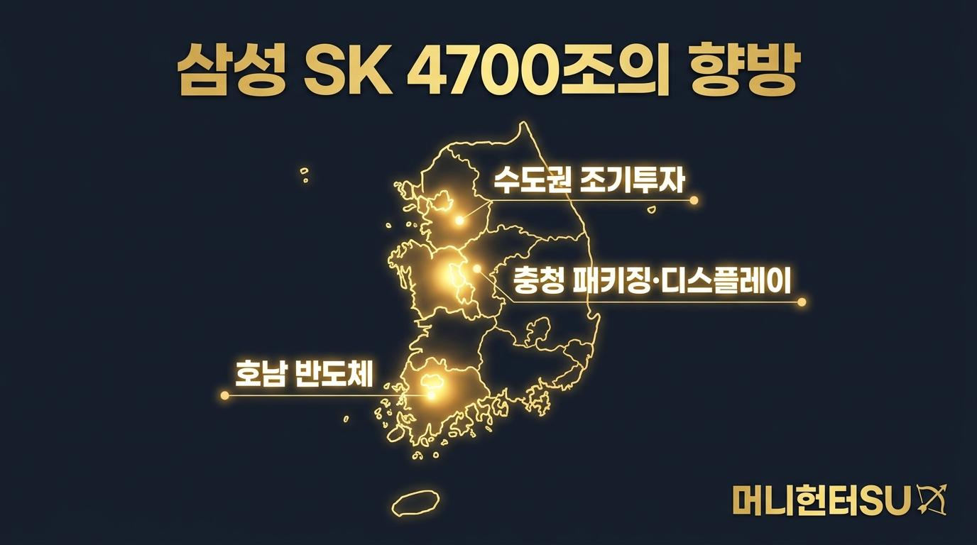 ์ผ์ฑ์ ์ SK ํธ๋จ๋ฐ๋์ฒด ์ถฉ์ฒญํจํค์ง๋์คํ๋ ์ด ์๋๊ถ์กฐ๊ธฐํฌ์ ์ง์ญ ๋ถ๋ฐฐ ์ง๋