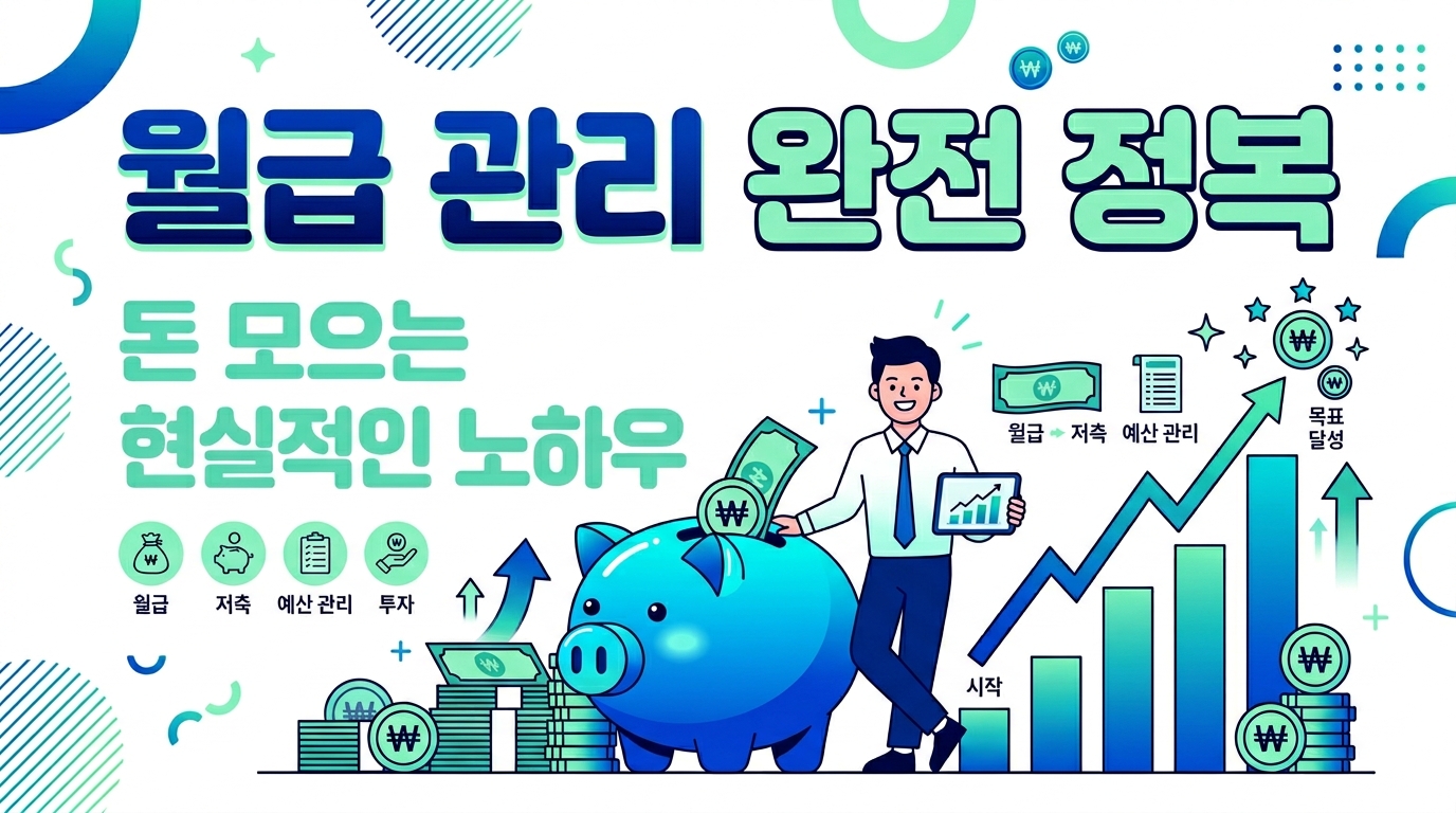 월급 관리 방법 총정리 (재테크 시작하는 현실 전략)