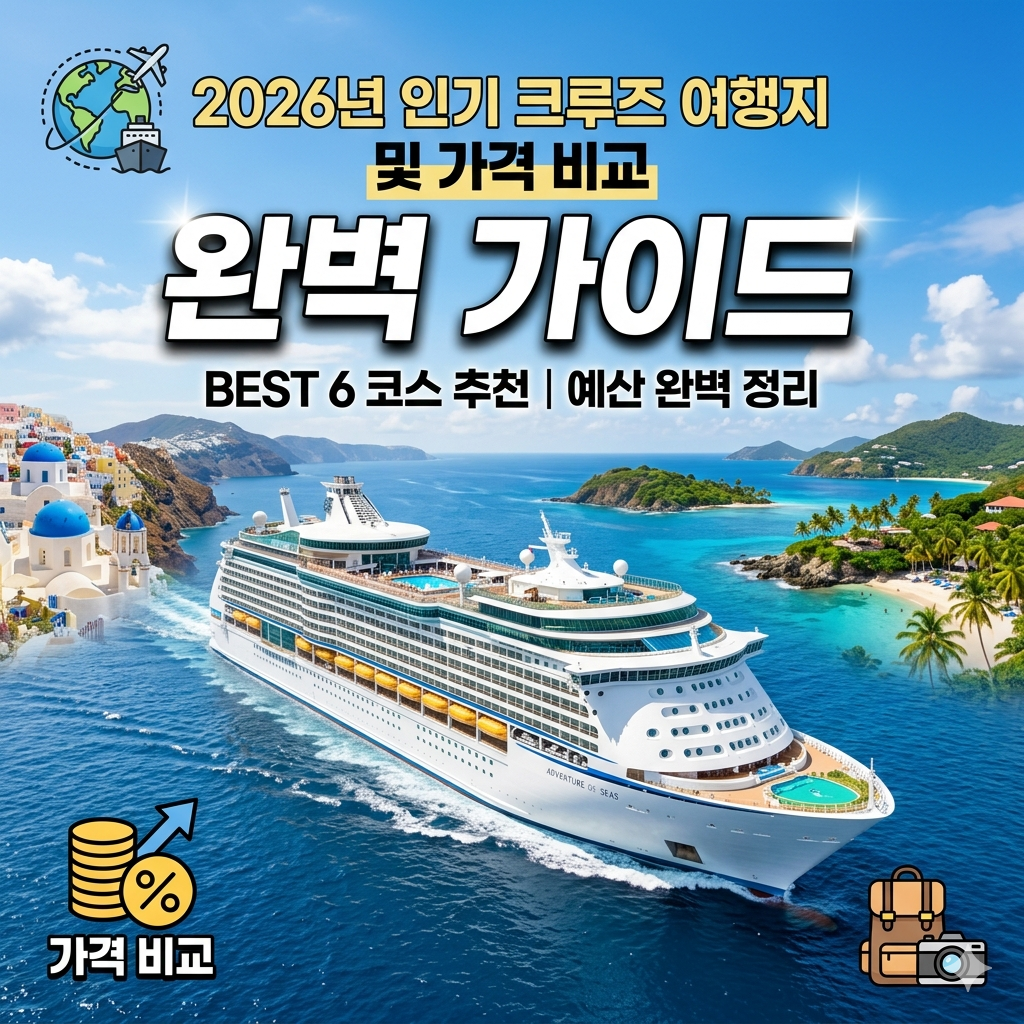 2026년 인천출발 크루즈 일정, 가격 확인하러 가기
