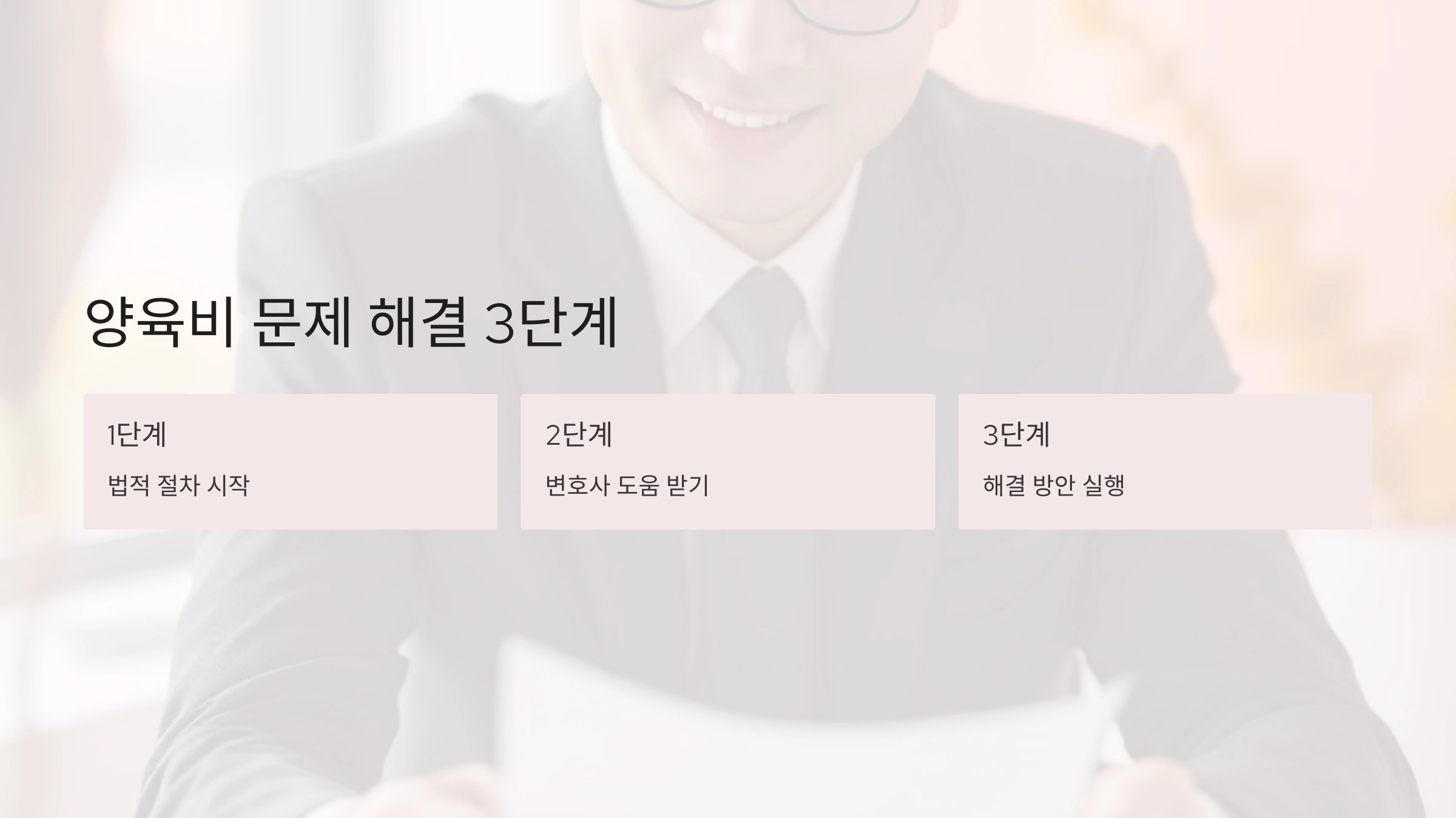 양육비 문제, 정말 해결 가능할까요? 놀라운 3단계 법적 절차와 변호사의 도움!