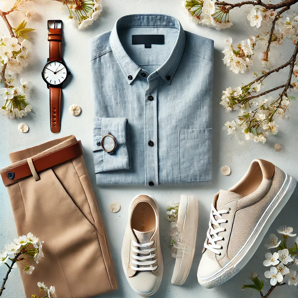 남성 봄 데이트 추천 룩