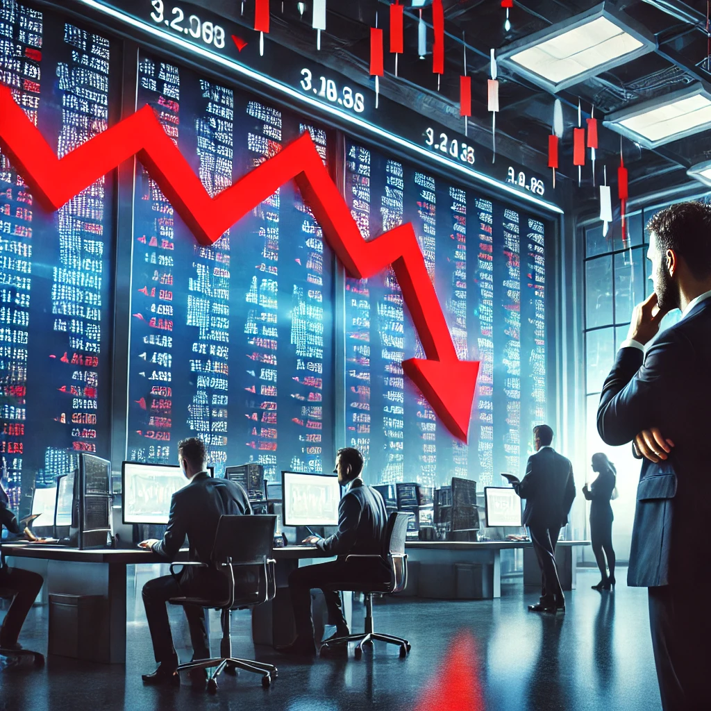 미국주식 하락 사진
