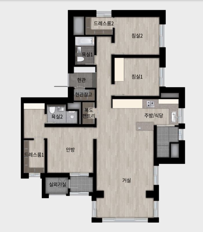 래미안 송도역 센트리폴 95C