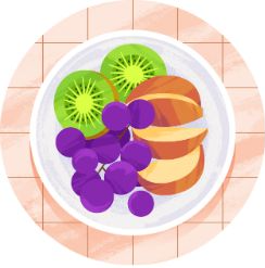 사과 포도 키위