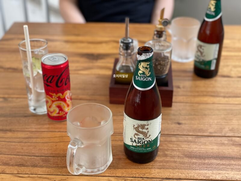 나트랑 시내 피자 맛집 라칼라 - 사이공 맥주