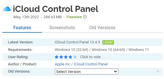 iCloud-Control-Panel