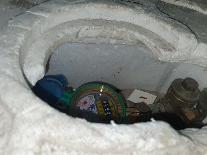 수도계량기함-내부모습