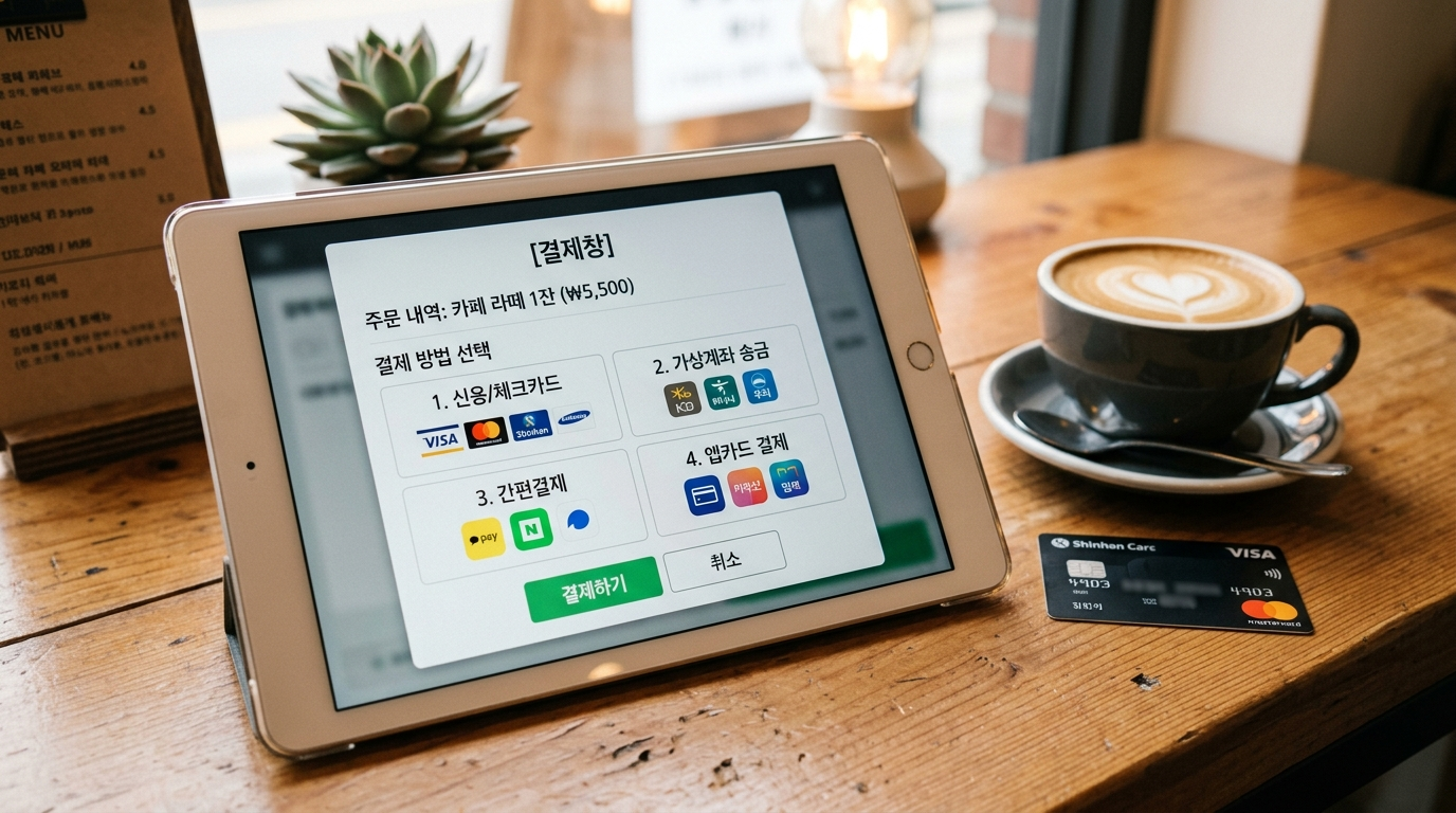 온라인 구매 결제 수단 비교 신용카드 가상계좌