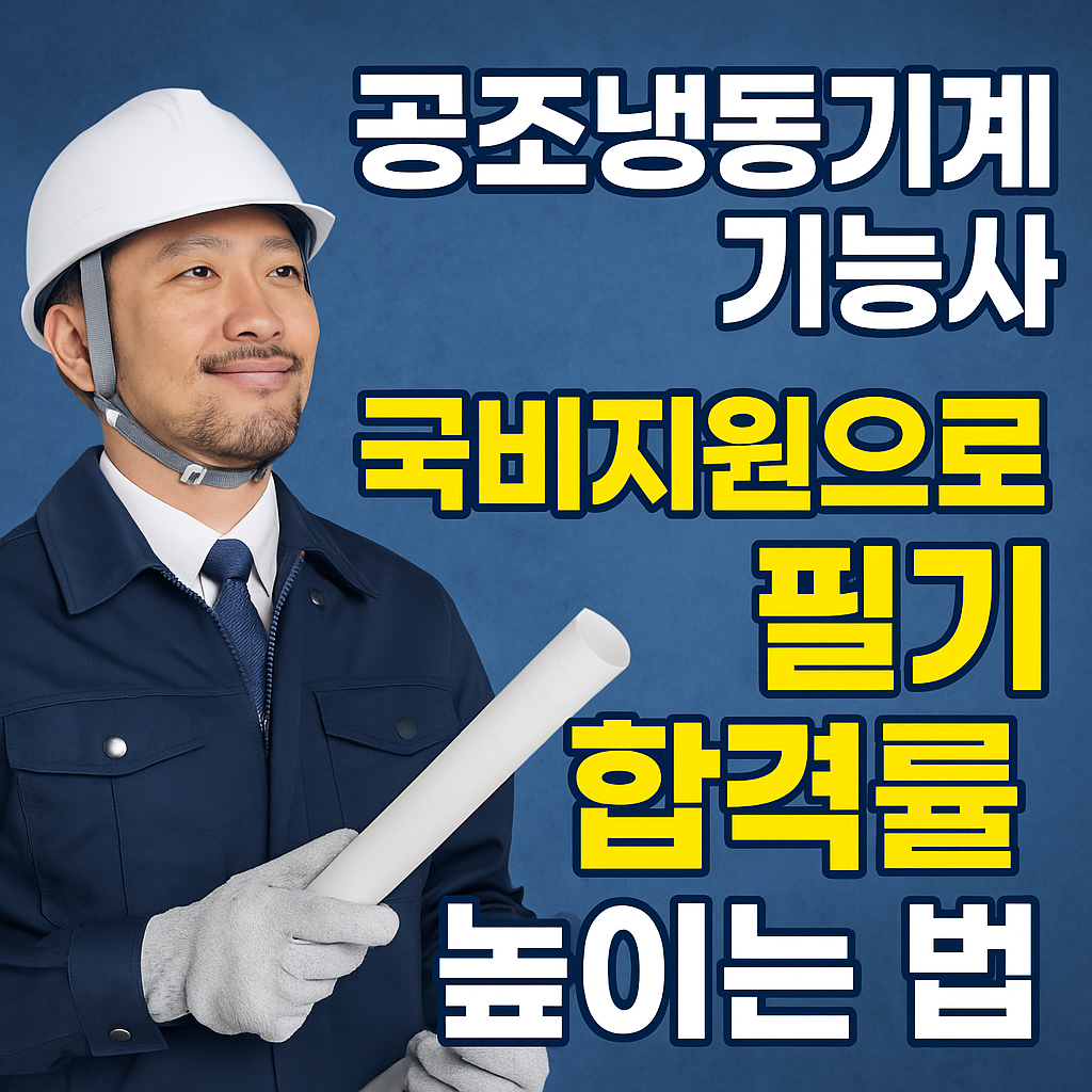 공조냉동기계기능사 국비지원으로 필기 합격률 높이는 법