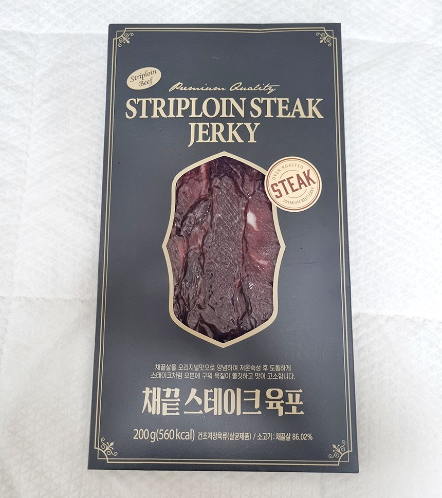 항진축산 채끝 스테이크 육포