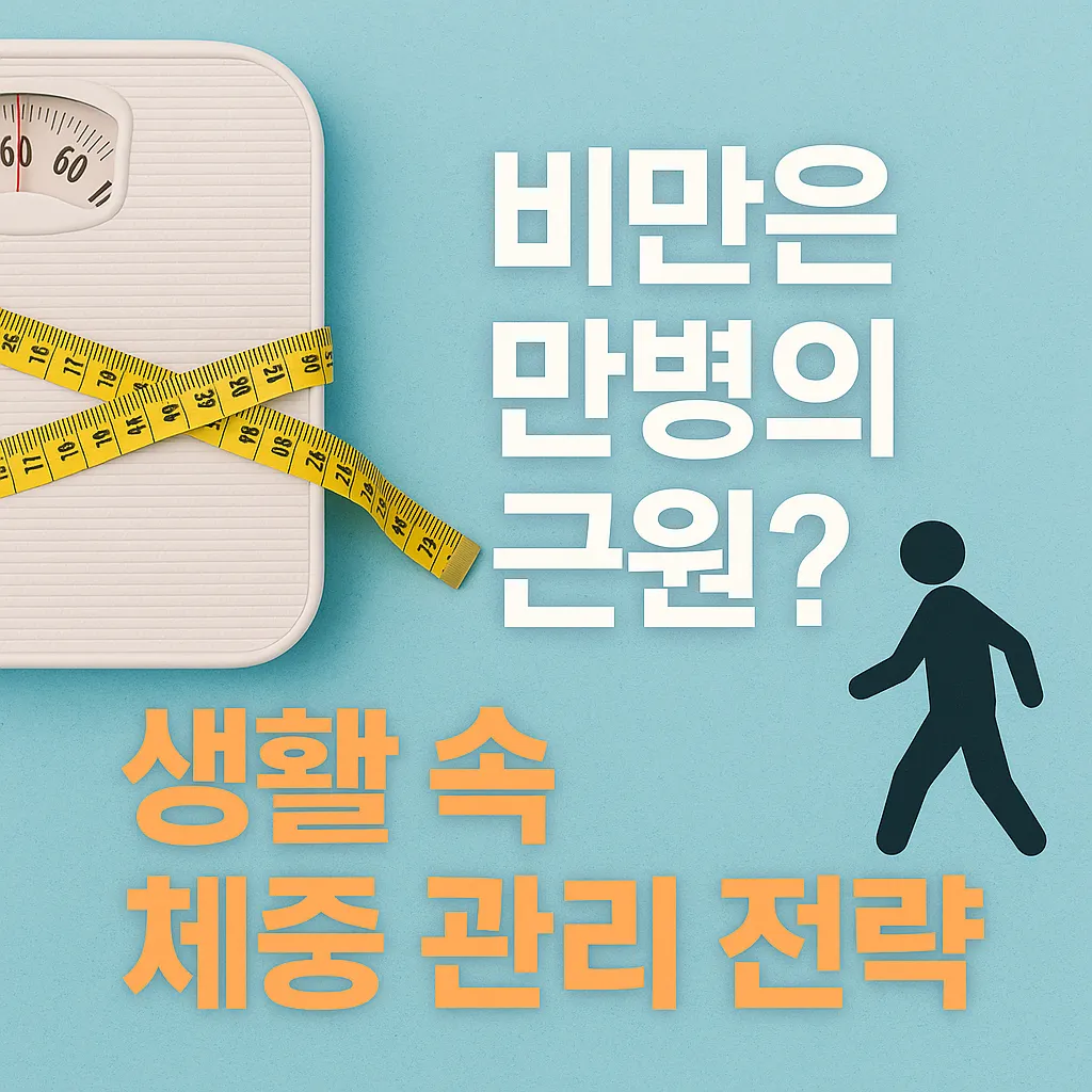 비만은 만병의 근원, 체중 관리 전략