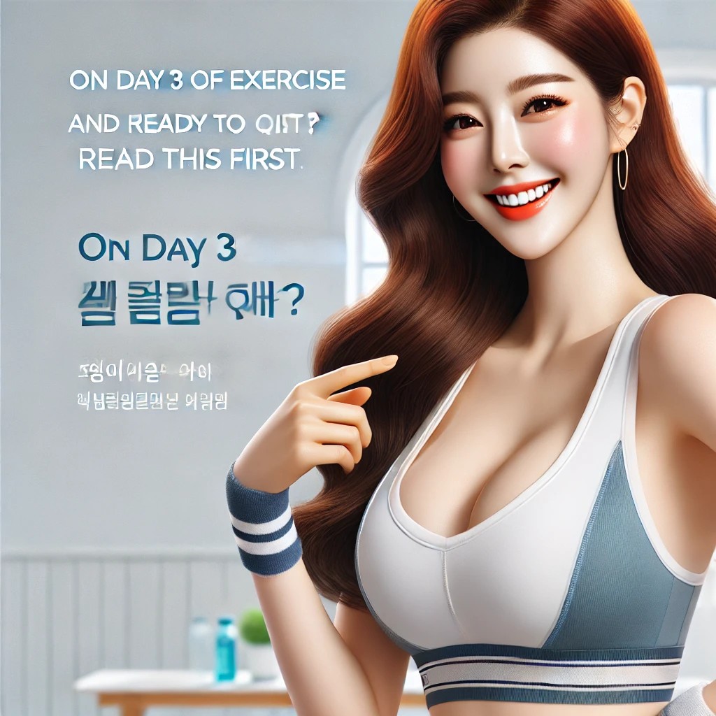 운동 3일차, 포기 직전이라면 이 글을