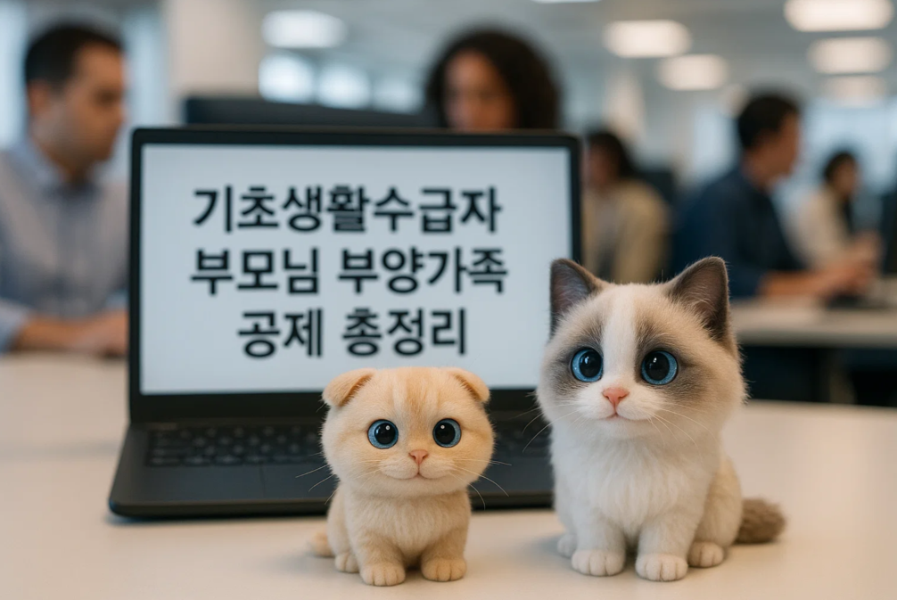 기초생활수급자 부모님 부양가족 공제 총정리