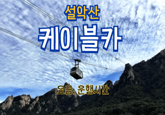 설악산 케이블카 요금