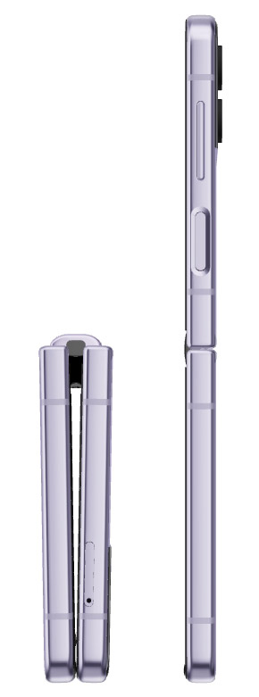 갤럭시 z플립4 옆면