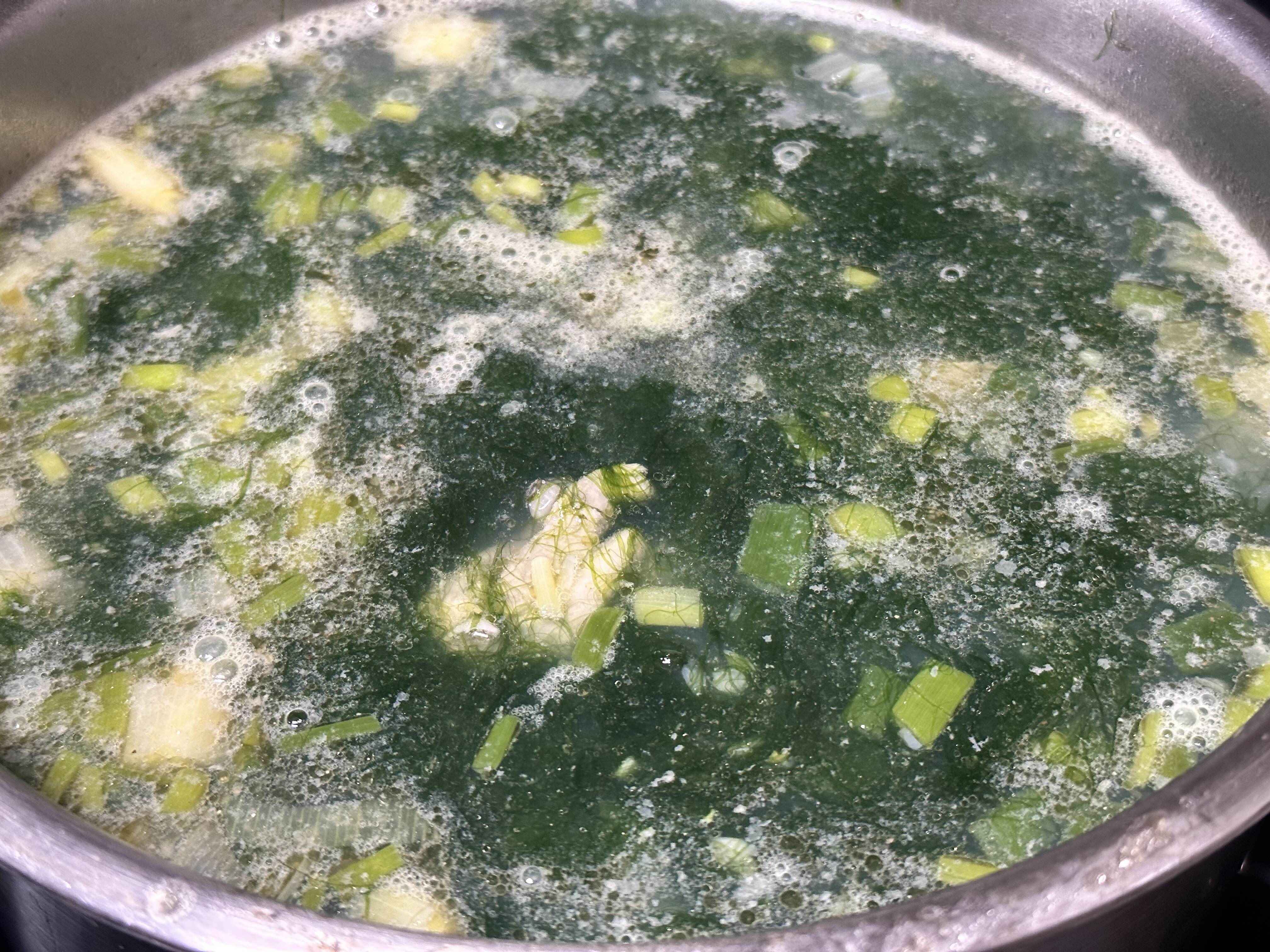 매생이굴국