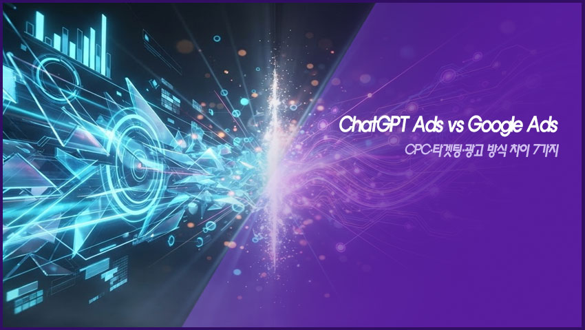 ChatGPT Ads vs Google Ads｜CPC&middot;타겟팅&middot;광고 방식 차이 7가지