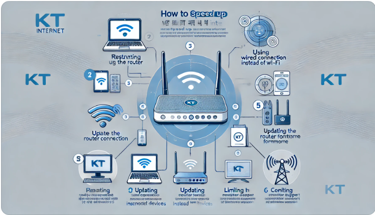 KT 인터넷 속도 올리는 방법