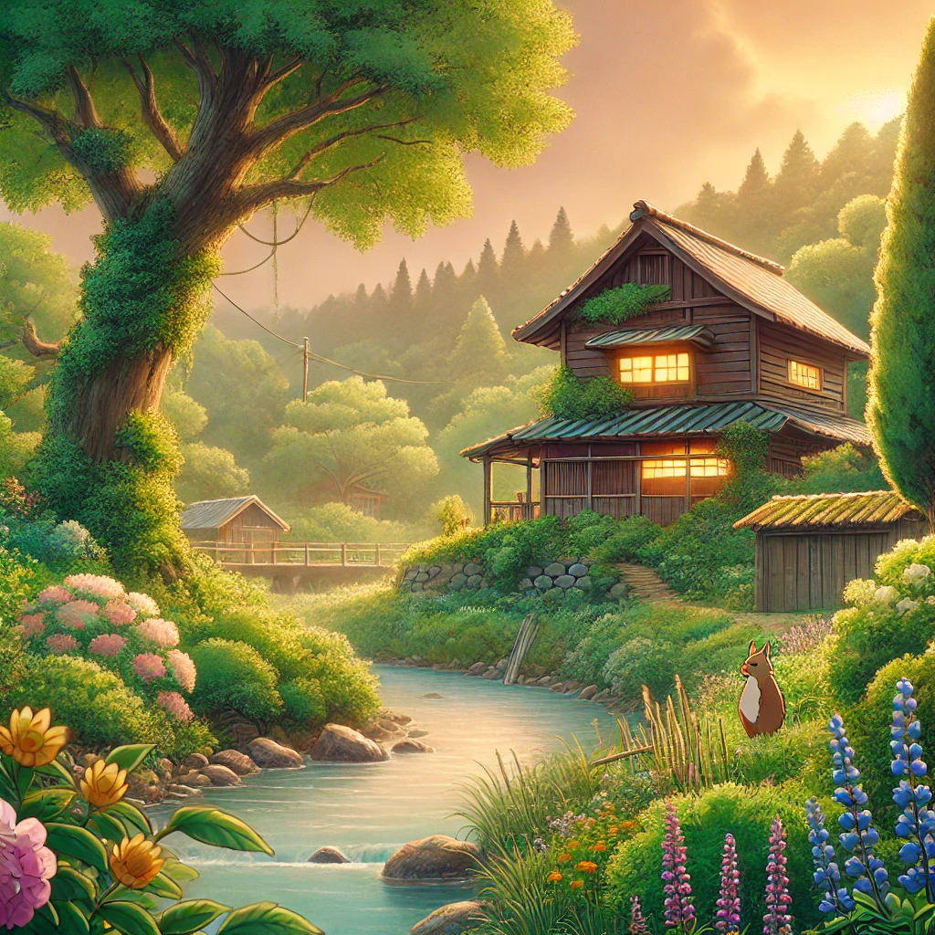 지브리로 만든 화면