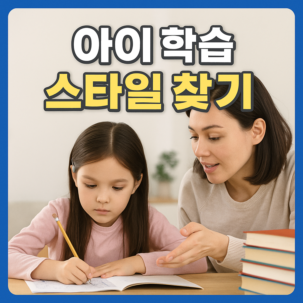 아이 학습 스타일 찾기