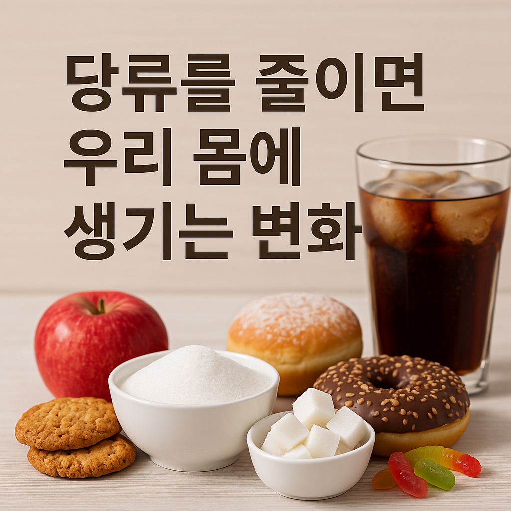 당류를 줄이면 우리 몸에 생기는 변화