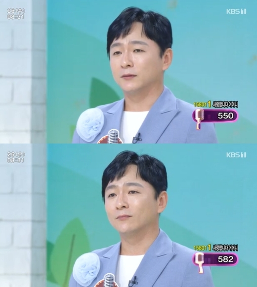 &#39;아침마당&#39; 김시훈이 출연해 노래 실력을 뽐냈다. [사진=KBS]