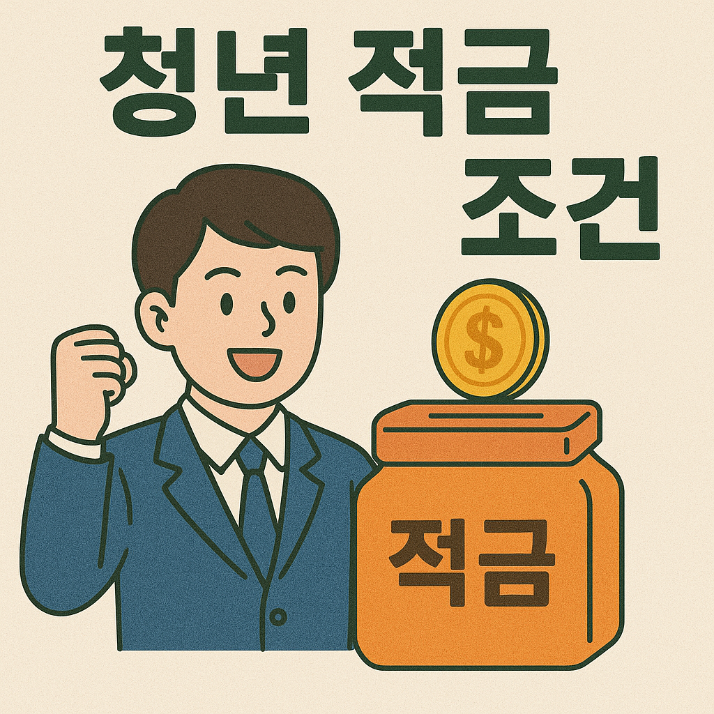청년 적금 조건 완벽정리