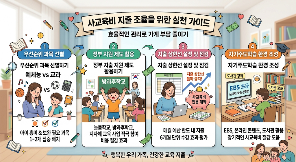 사교육비 지출 조율을 위한 실천 가이드
