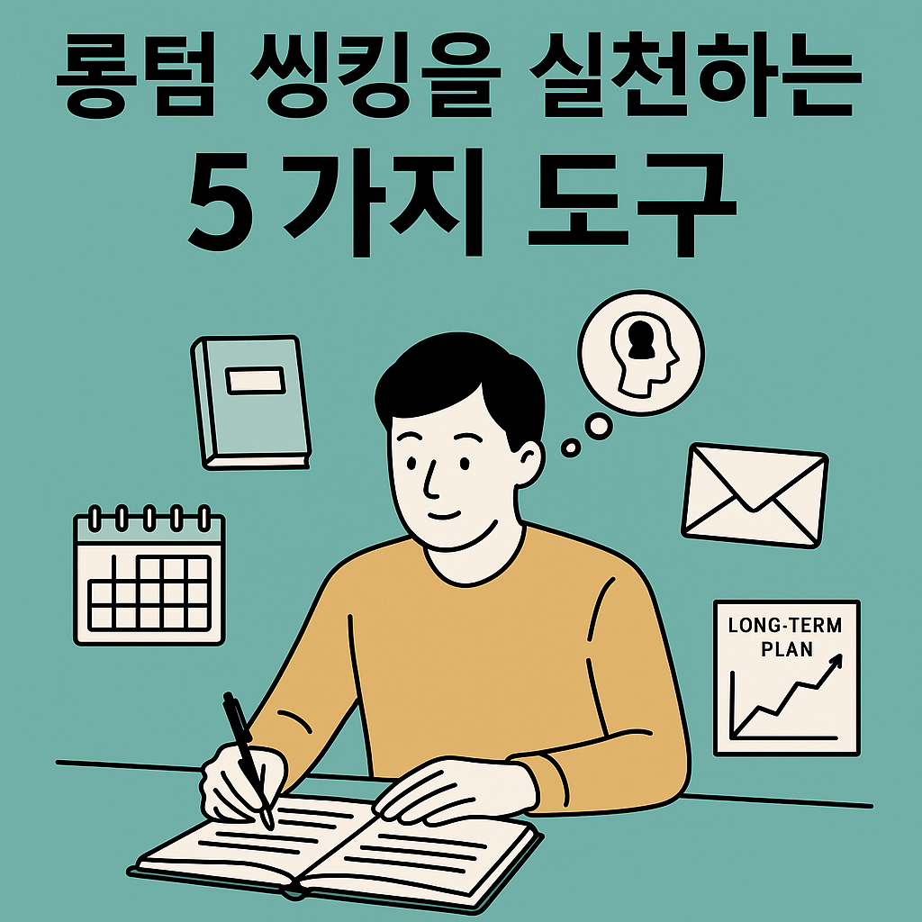 롱텀 씽킹을 실천하는 5가지 도구, 습관 형성과 목표 추척