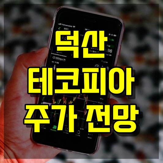 덕산테코피아 주가 전망