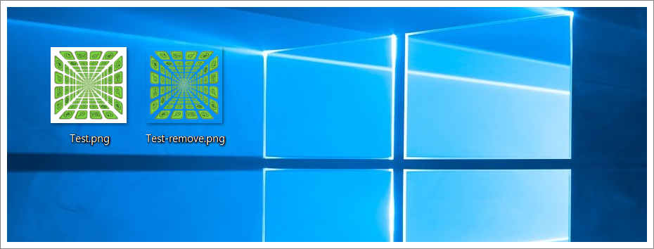 투명 이미지 구별하는 방법.