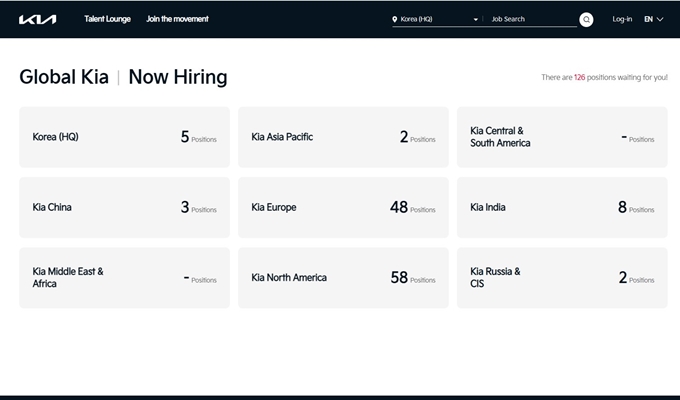 기아 채용 사이트
