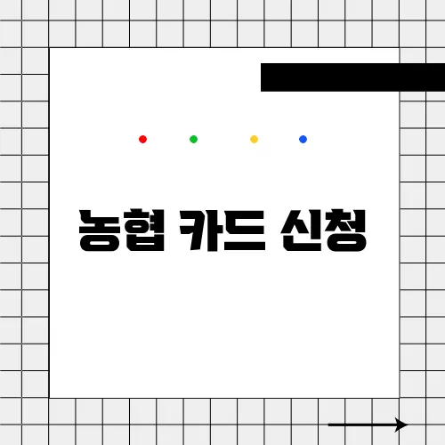 농협 카드 신청