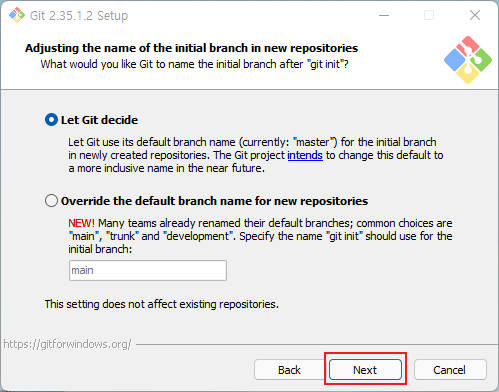 git 다운로드 및 설치하기