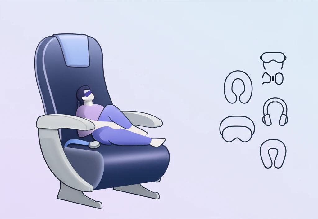 10시간 비행 고통 끝! 꿀잠 자는 ..