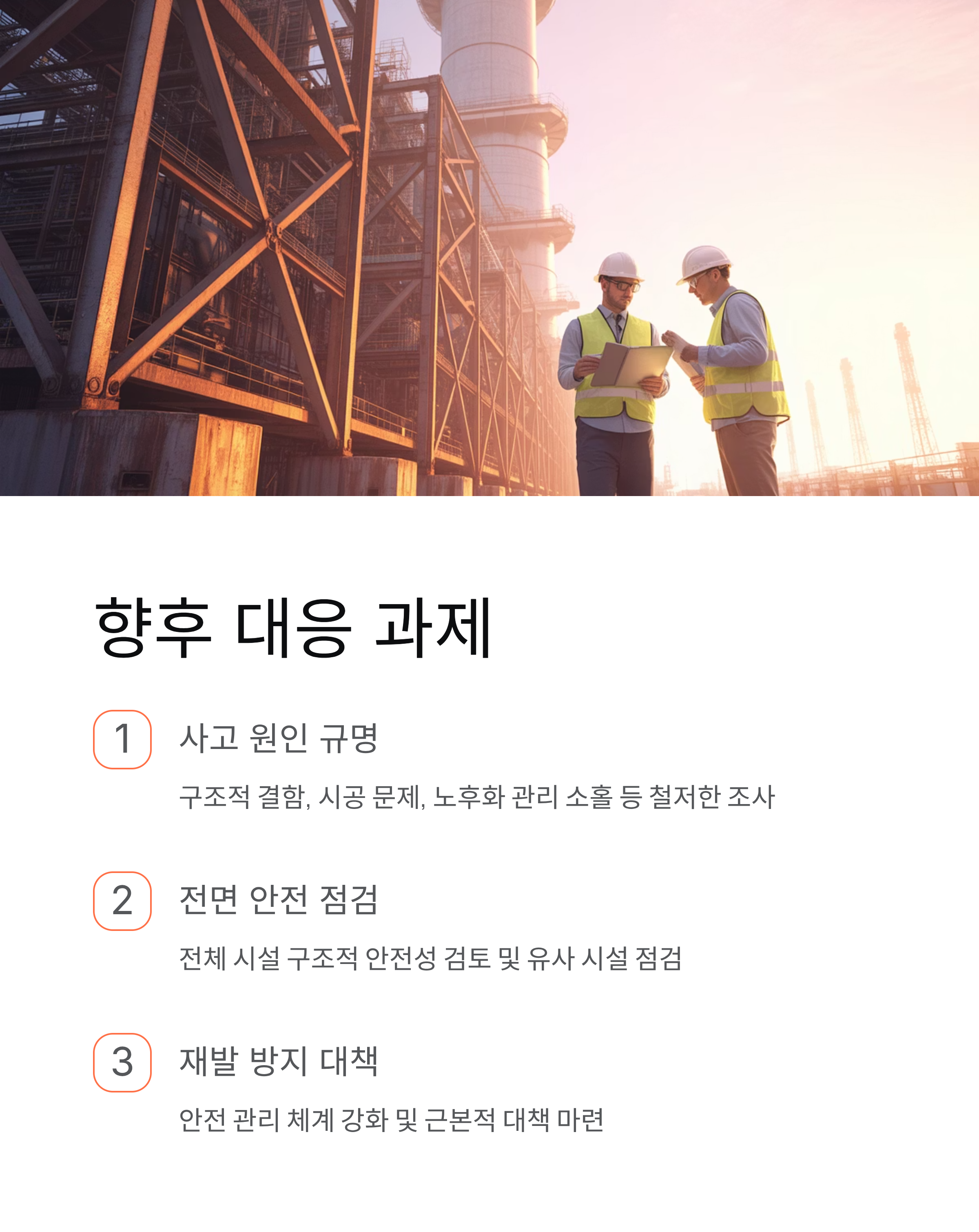 울산화력 보일러 타워 붕괴 사고 ❘ 실종자 2명 밤샘 수색 현황 총정리