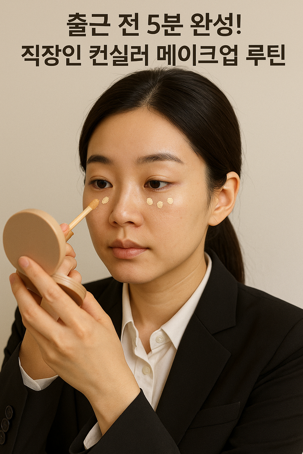 직장인 컨실러 메이크업