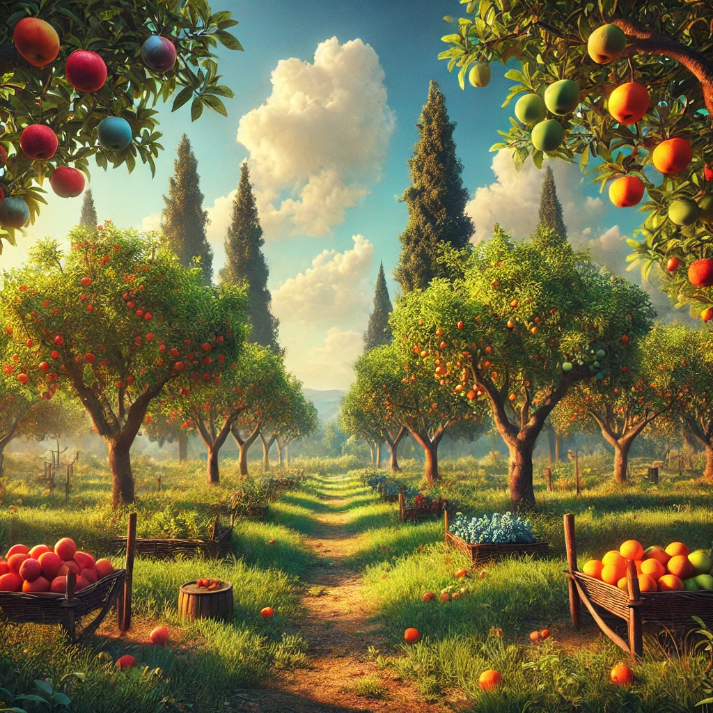 농지 중 과수원 사진