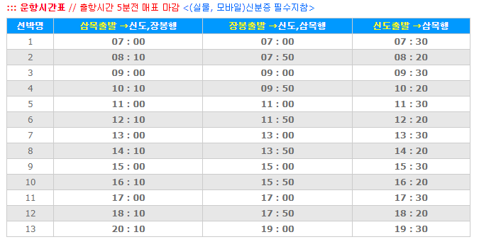 배시간