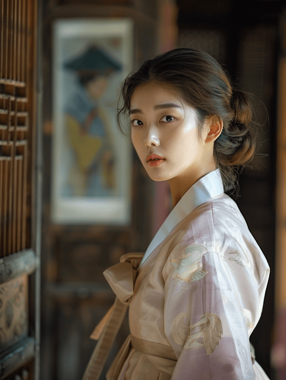 한복을-입은-여성-이미지