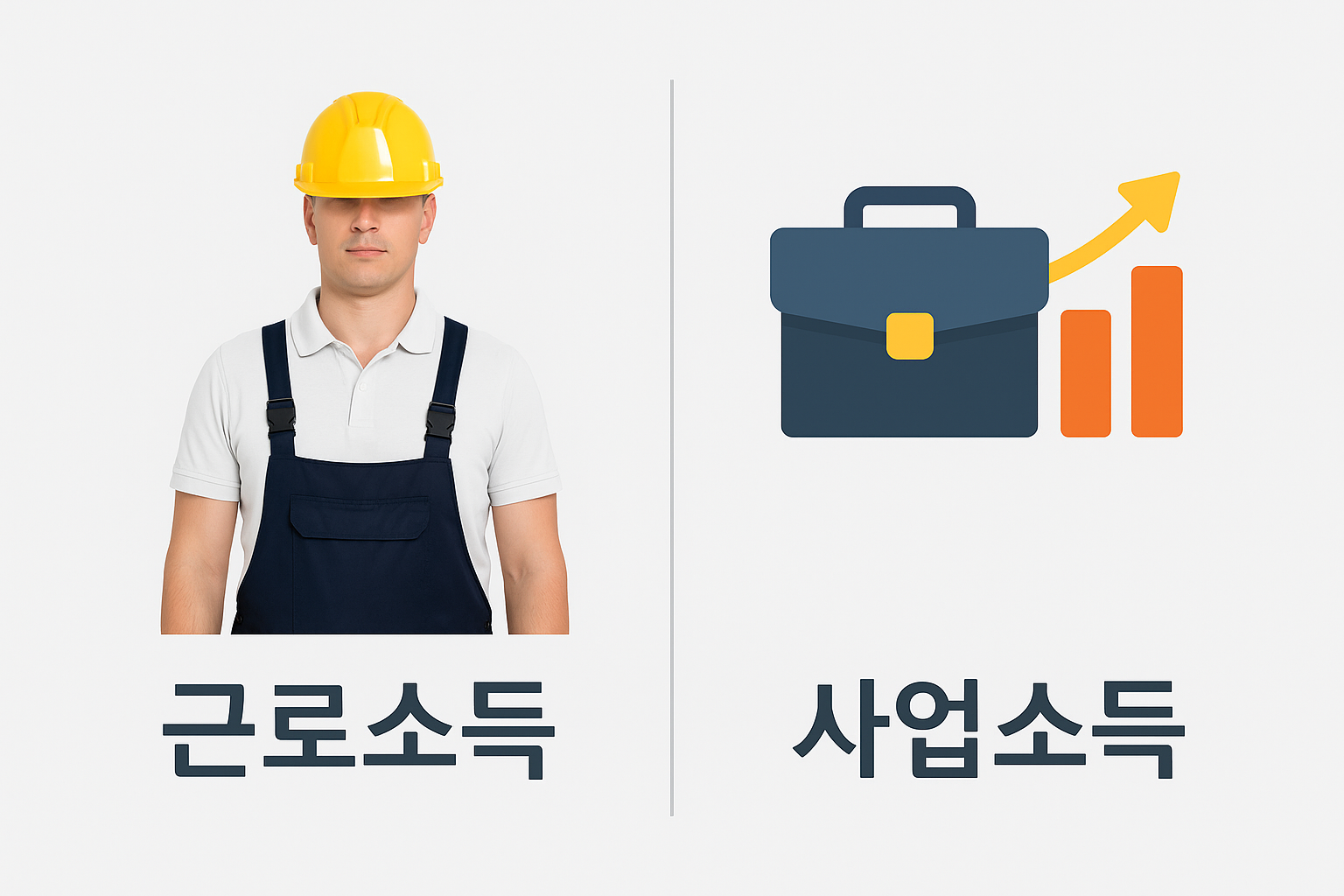 근로소득과 사업소득 차이